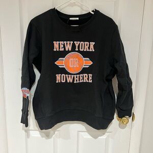 NYON New York or Nowhere Black New York Graphic Sweatshirt - Size Small